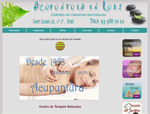 Tablet Screenshot of acupunturaenrubi.com